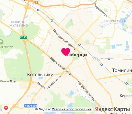 На карте
