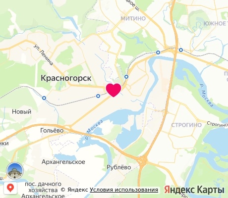 На карте