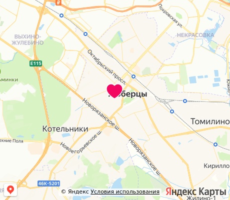 На карте