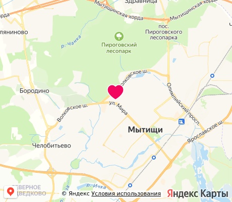 На карте
