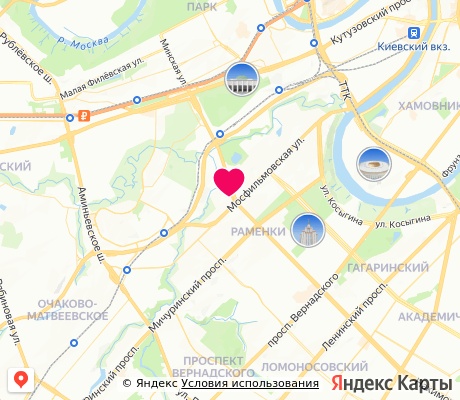 На карте