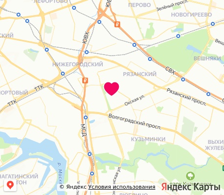 На карте