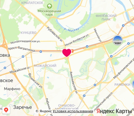 На карте
