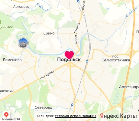 На карте