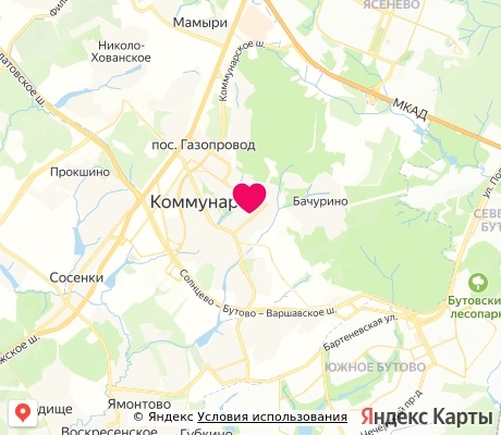 На карте