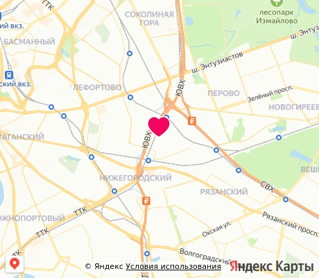 На карте