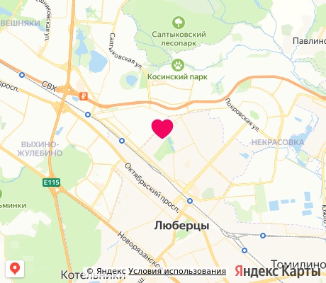 На карте