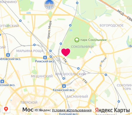 На карте