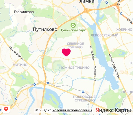 На карте