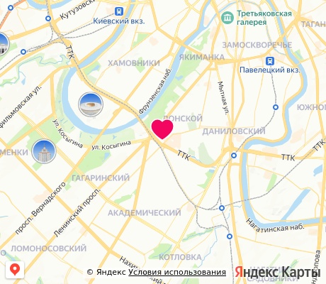 На карте
