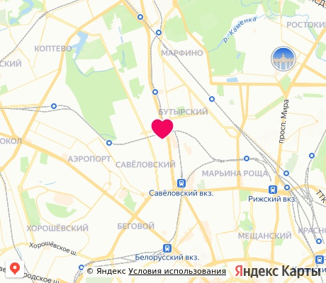 На карте