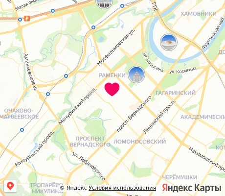 На карте