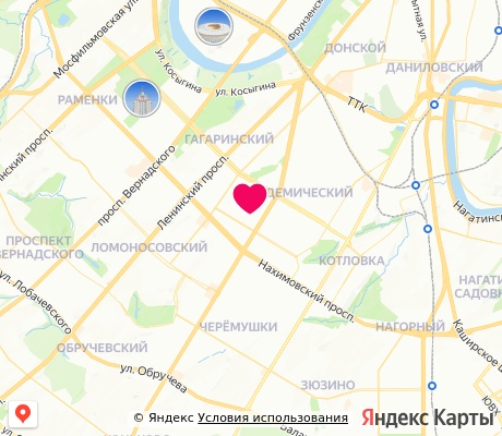 На карте