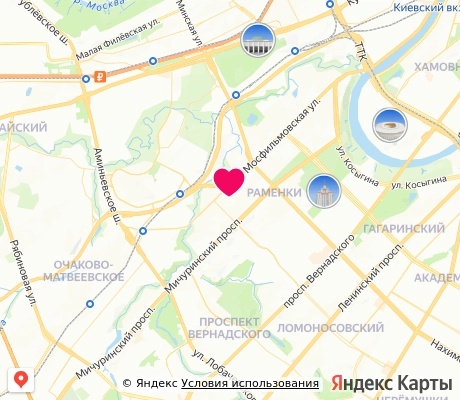 На карте