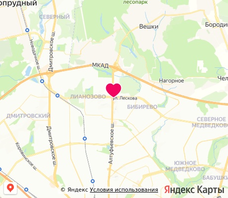 На карте