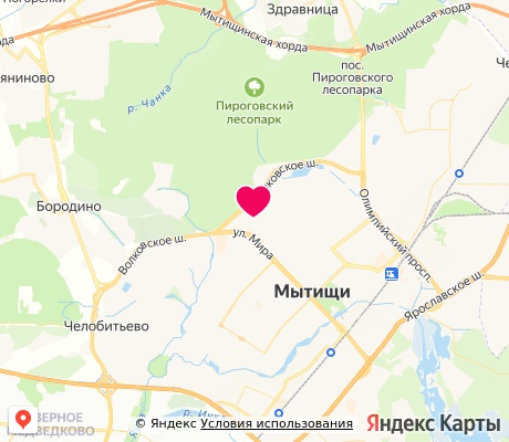 На карте