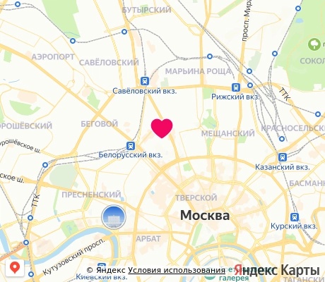 На карте