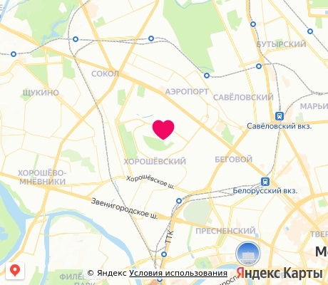 На карте