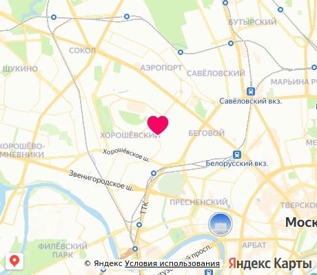 На карте