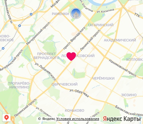 На карте