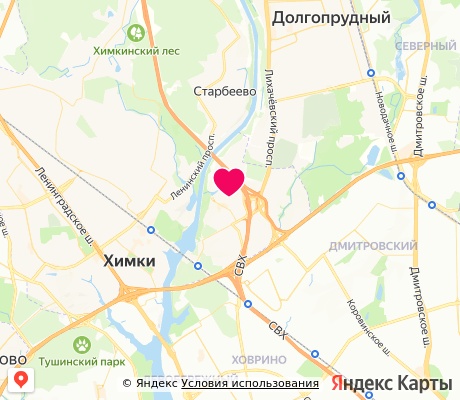 На карте