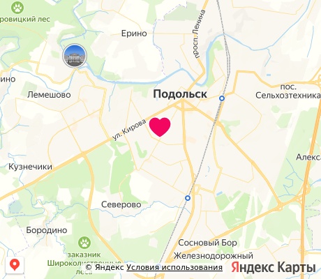 На карте