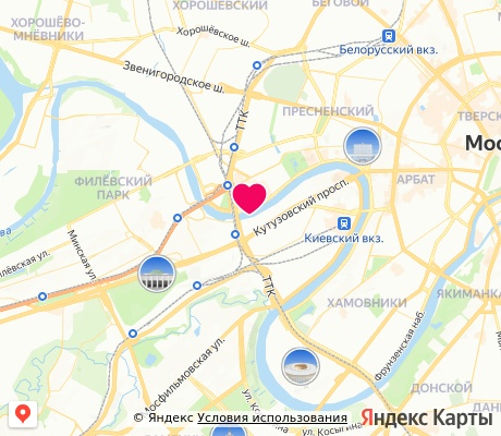 На карте