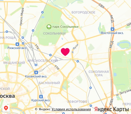 На карте