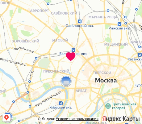 На карте