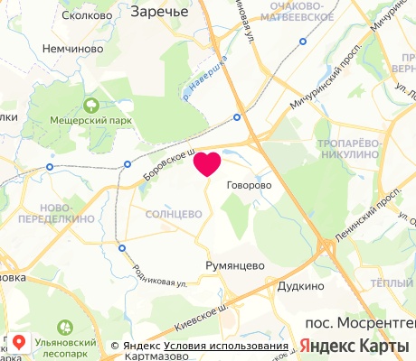 На карте