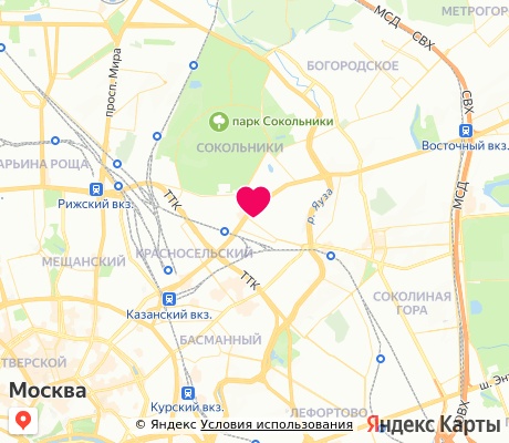 На карте