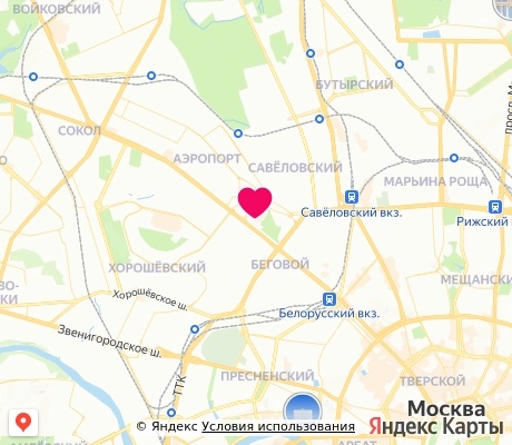 На карте