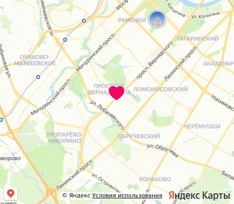 На карте