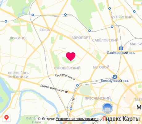 На карте