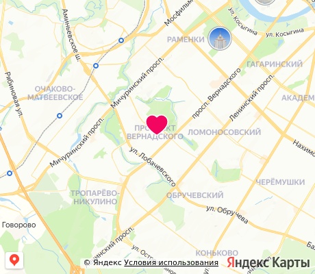 На карте
