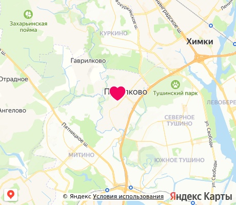 На карте