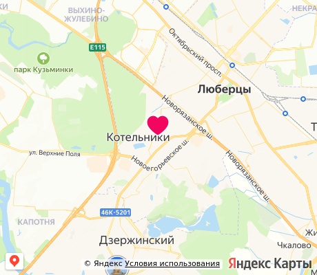 На карте