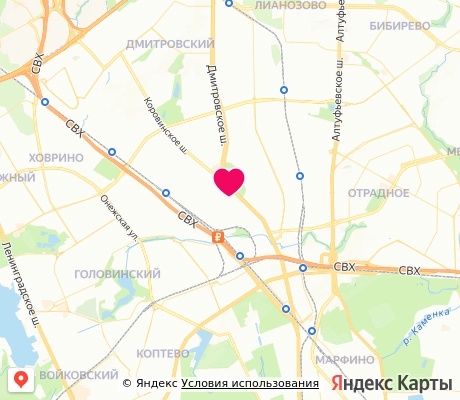 На карте