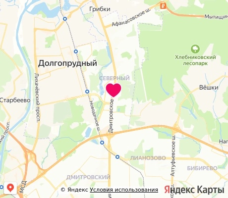 На карте