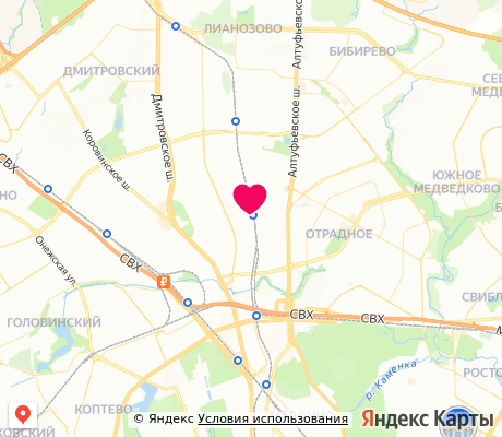 На карте