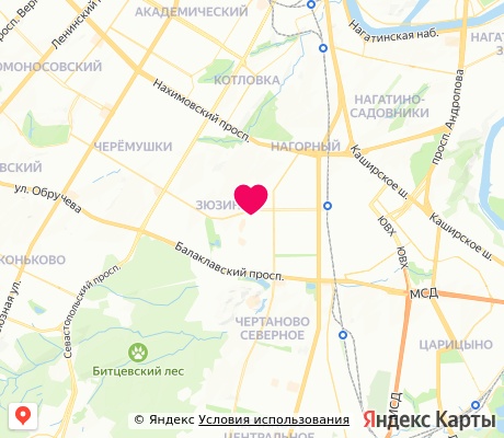 На карте