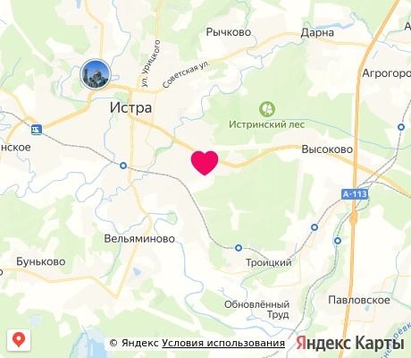На карте
