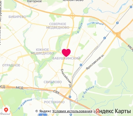 На карте