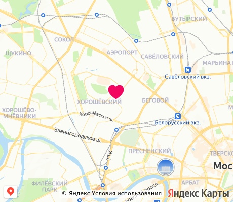 На карте