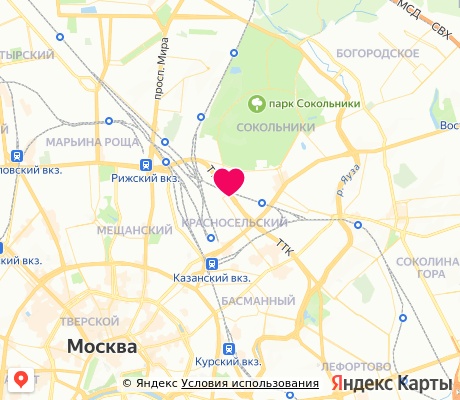 На карте
