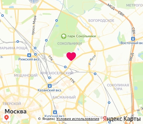 На карте