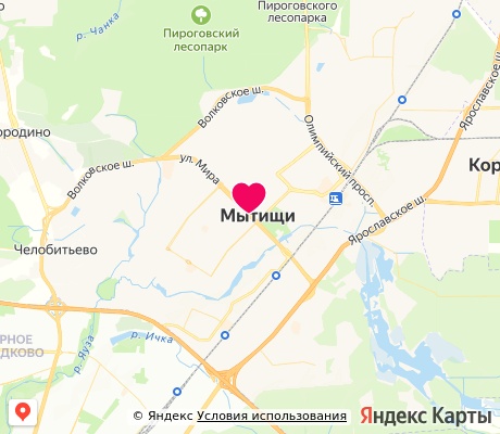 На карте