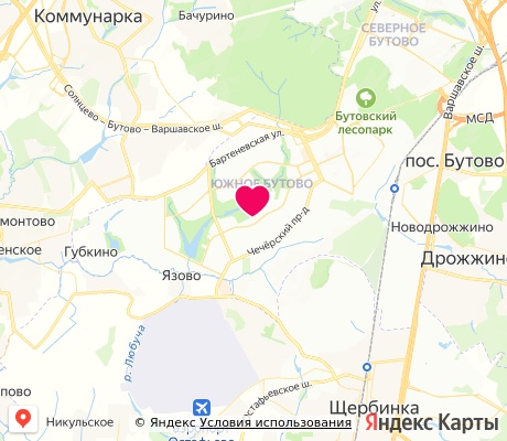 На карте