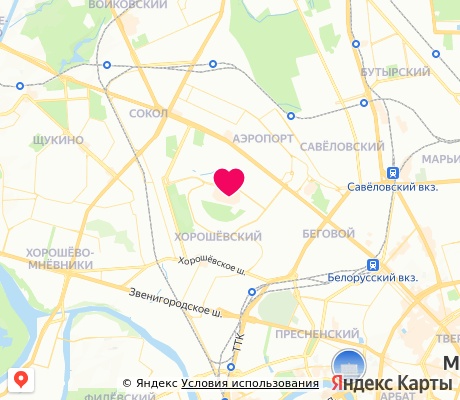 На карте