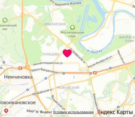 На карте